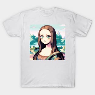 Anime Mona Lisa T-Shirt